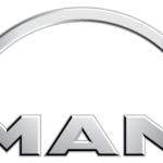 Advanced MAN truck on the road with Microlise fleet management technology.