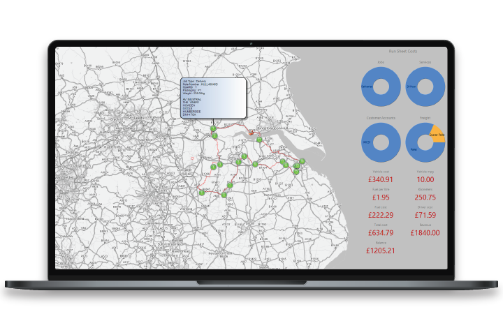 tms software screeshot showing how to reduce operational costs