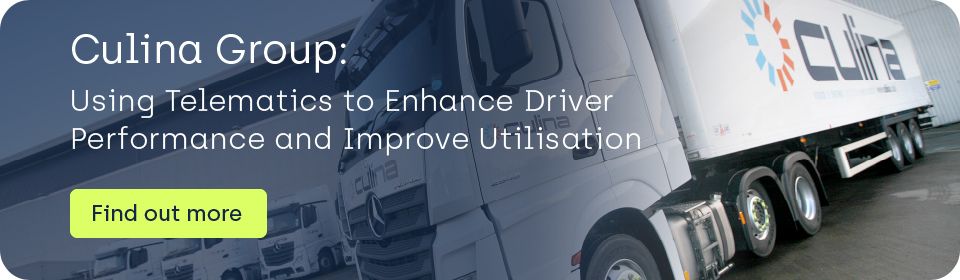 culina case study - using telematics to enhance driver performance improve utlisation