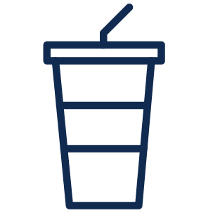 drink with straw icon