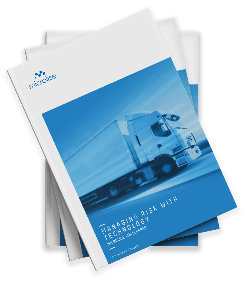 Managing Risk with Technology Brochure Stack Mockup