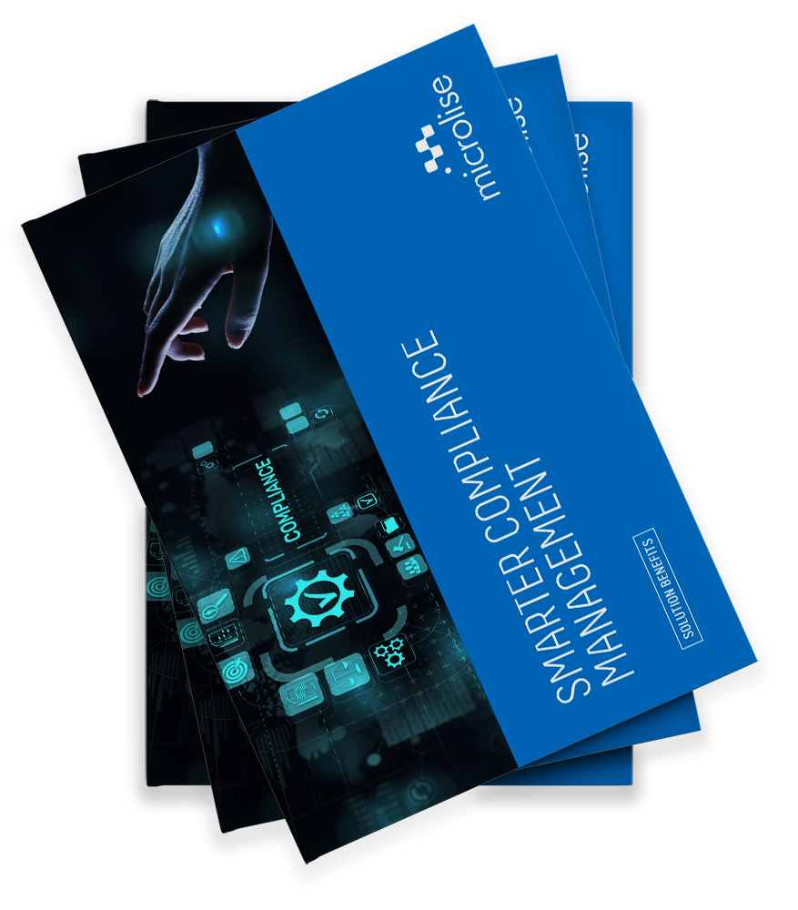 Smarter Compliance Management Brochure Stack Mockup
