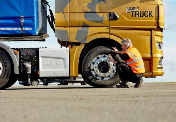 fleet violations checking outside vehicle