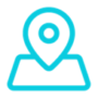 An icon representing GPS location tracking and fleet management solutions by Microlise, highlighting safety and efficiency in vehicle operations.